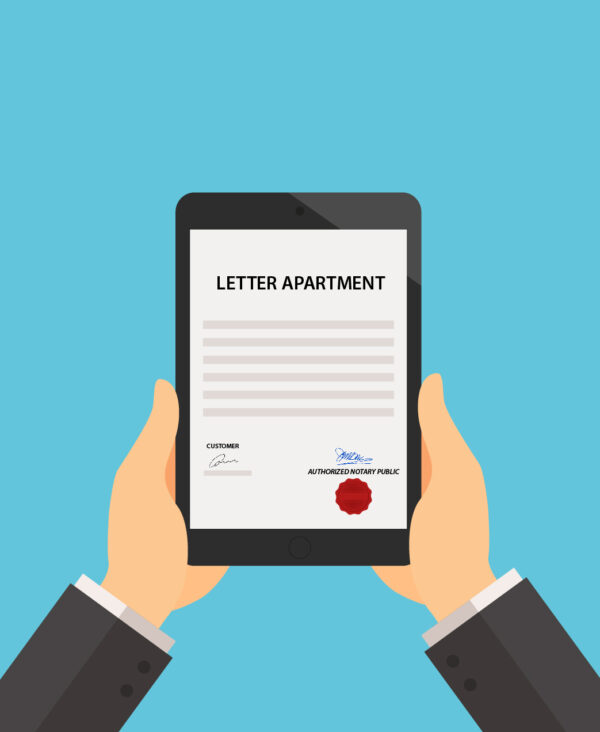 Letter Apartment Notarization