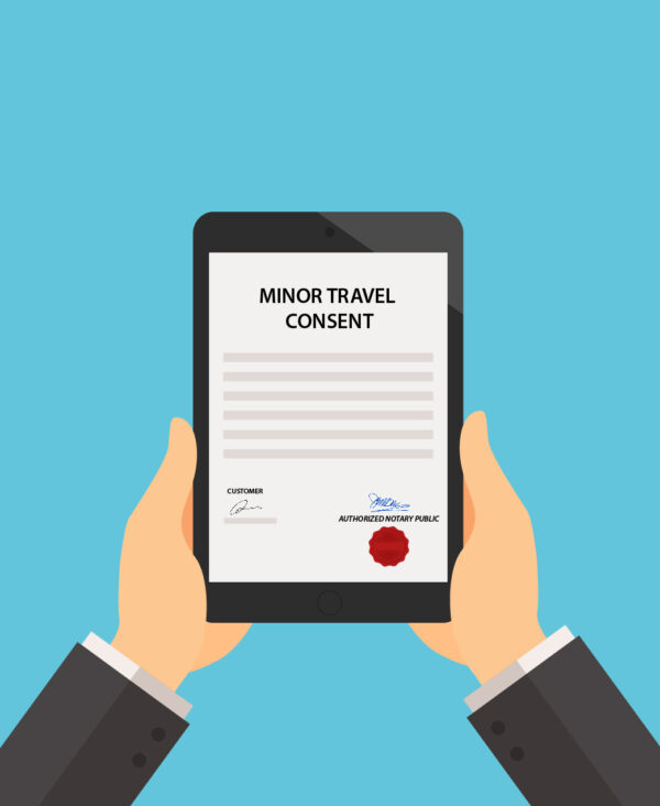 Minor Travel Consent Notarization