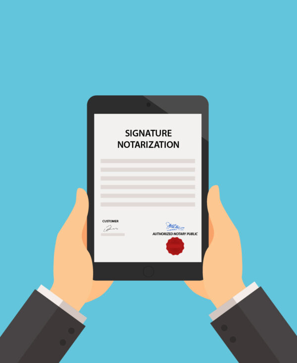 Signature Notarization (choose this if document is missing signature)